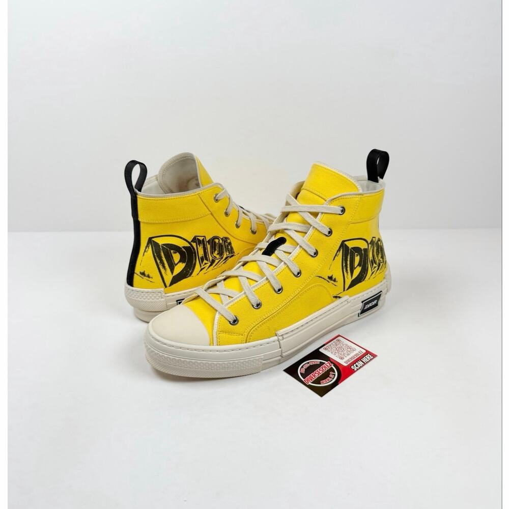 Size 44EU/11US Dior B23 High Canvas Yellow